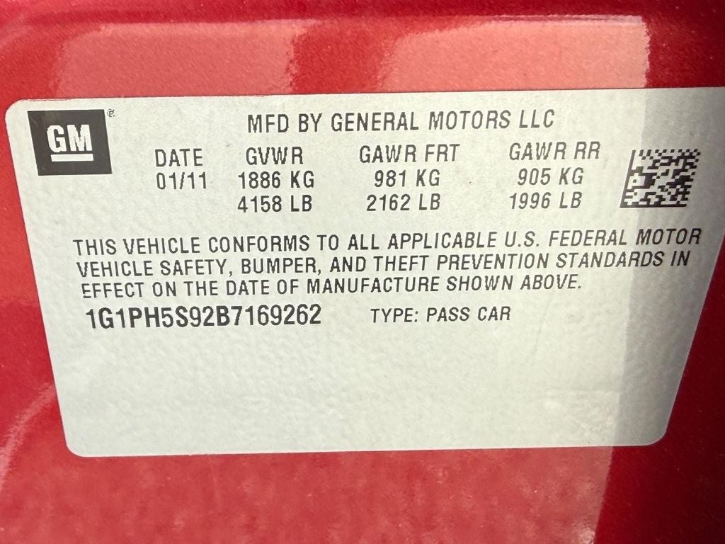2011 Chevrolet Cruze LTZ