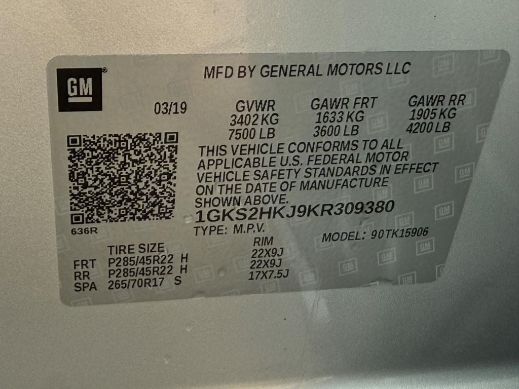 2019 GMC Yukon XL Denali