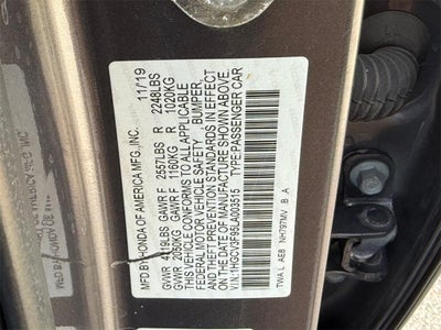 2020 Honda Accord Hybrid Touring