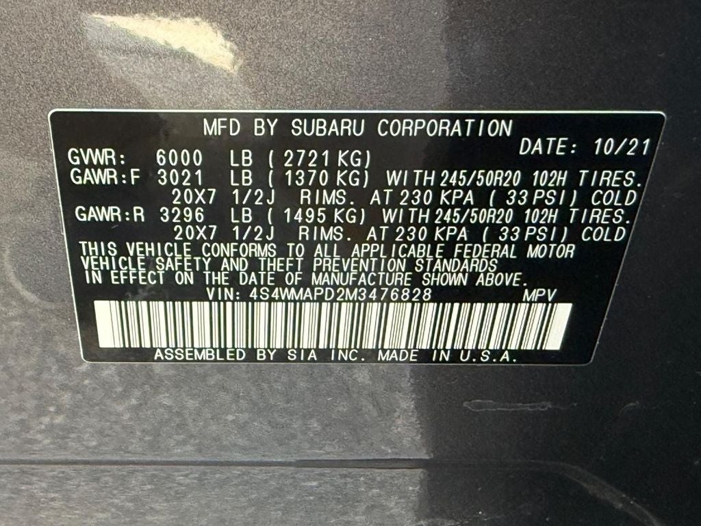 2021 Subaru Ascent Limited
