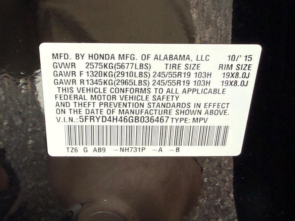 2016 Acura MDX 3.5L
