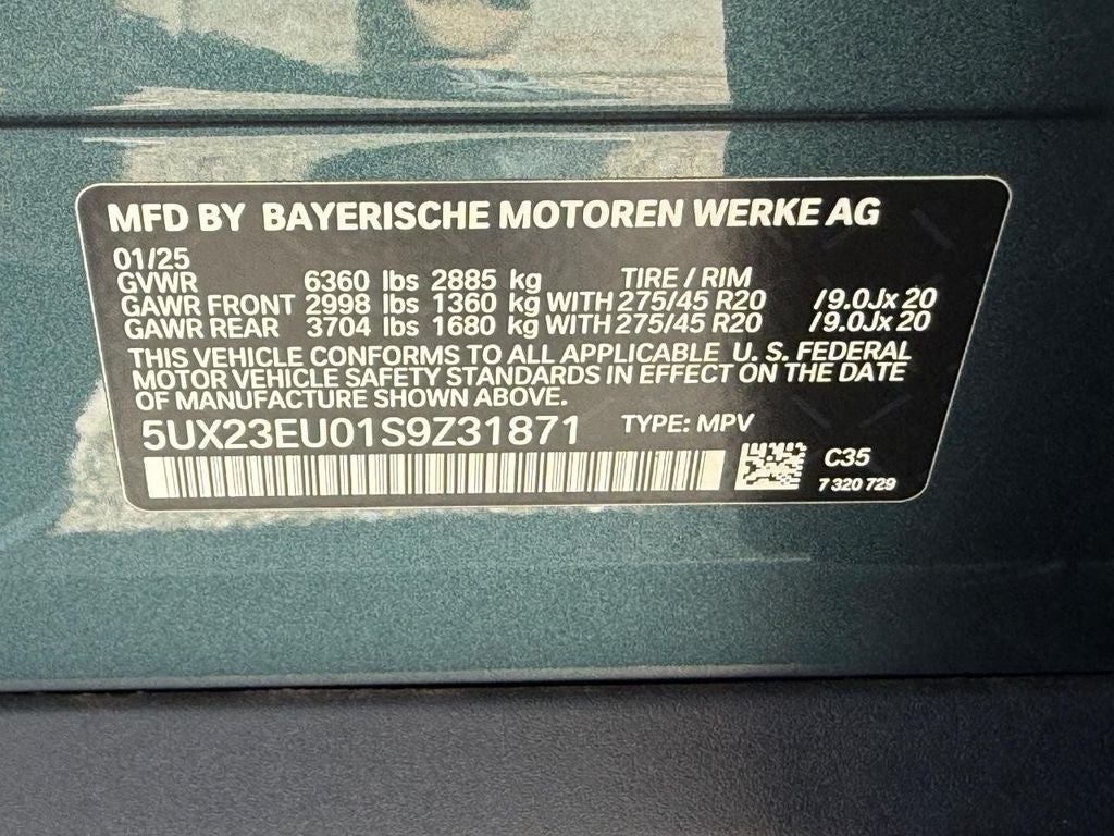 2025 BMW X5 xDrive40i