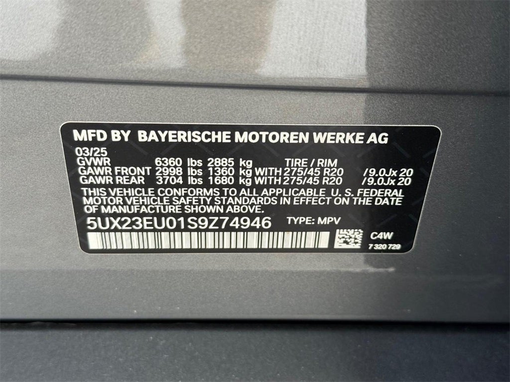 2025 BMW X5 xDrive40i