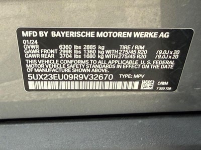 2024 BMW X5 xDrive40i
