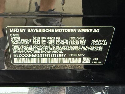 2026 BMW X7 M60i