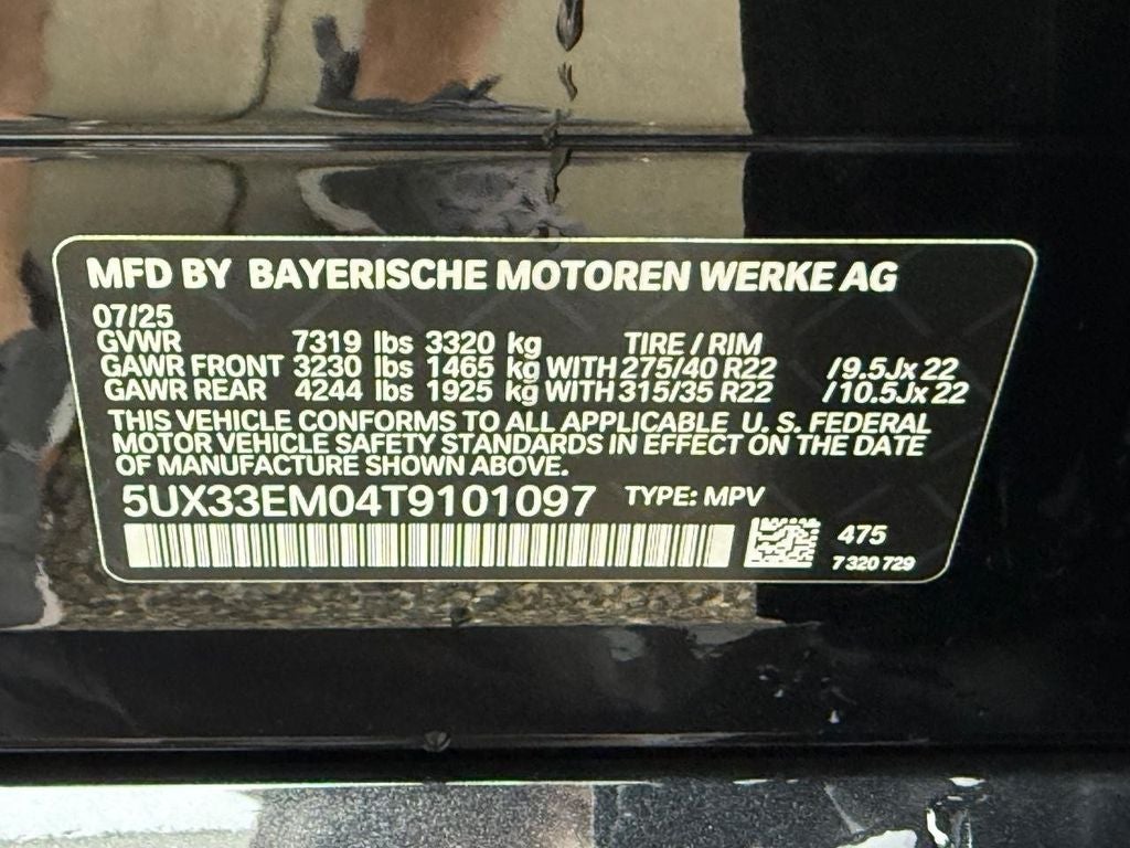 2026 BMW X7 M60i