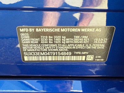 2026 BMW X7 M60i