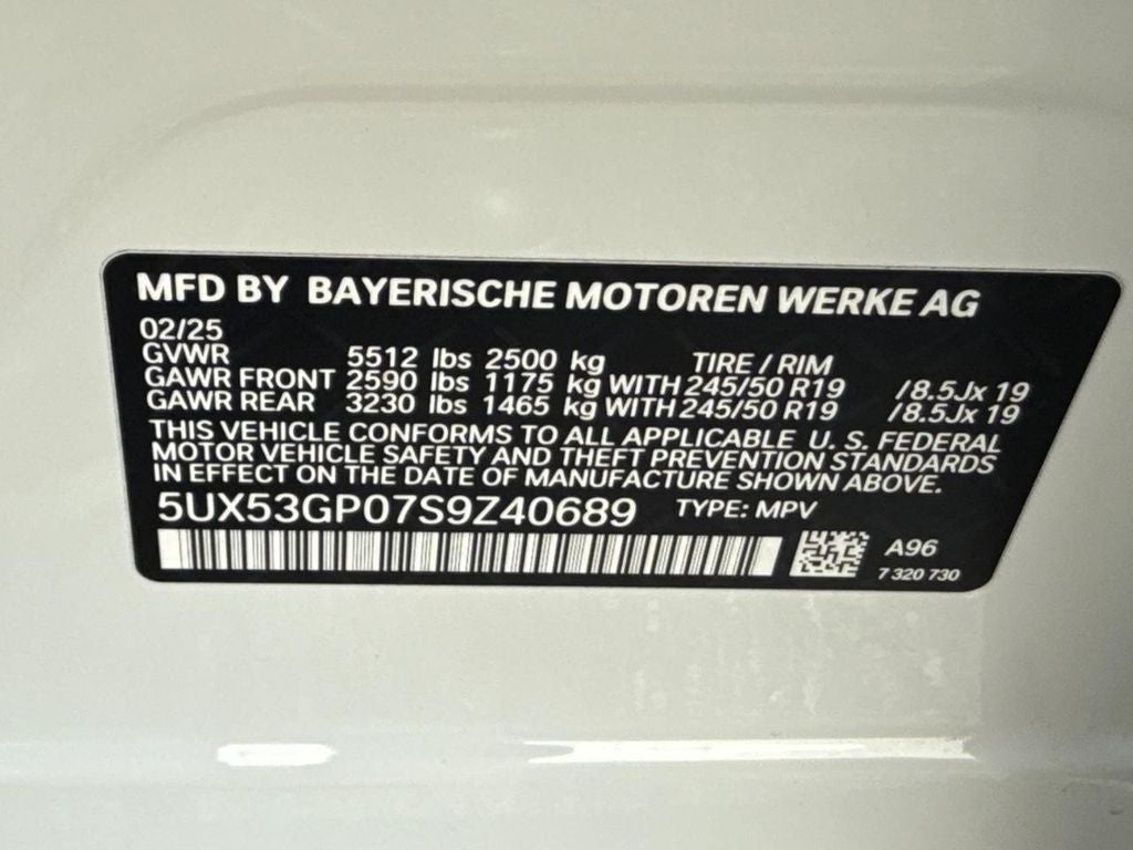 2025 BMW X3 30 xDrive