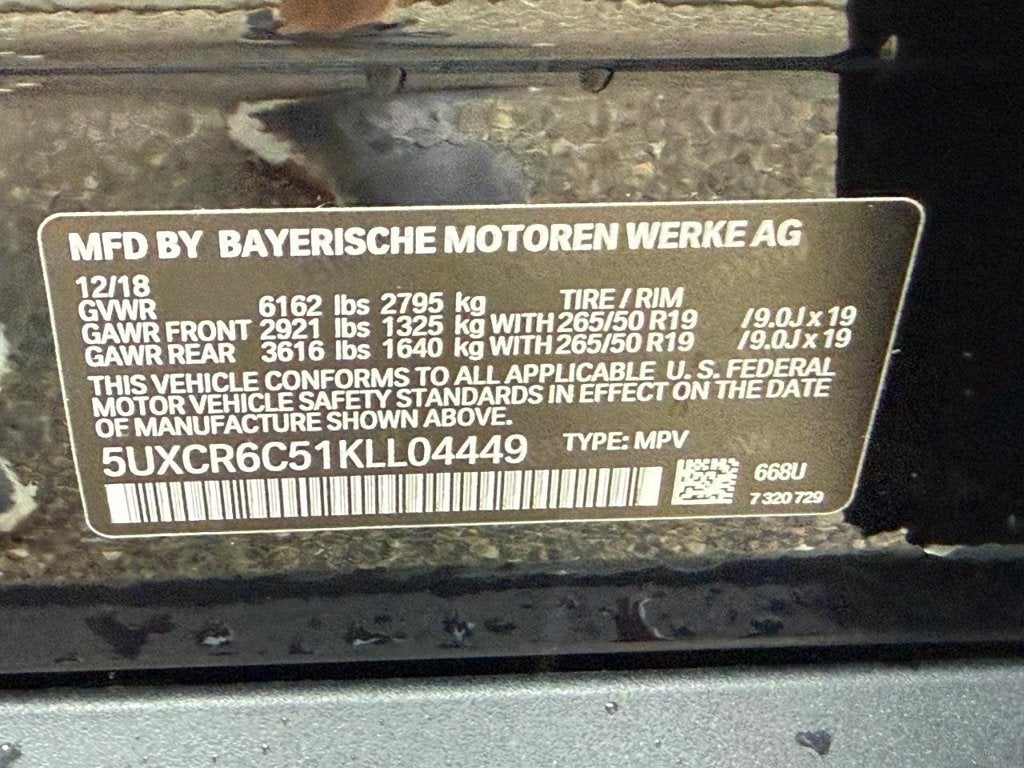 2019 BMW X5 xDrive40i