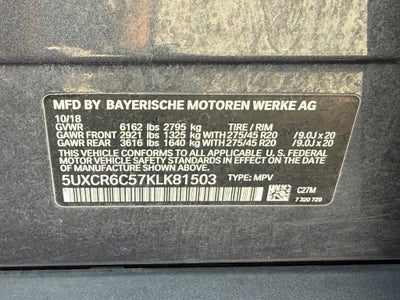 2019 BMW X5 xDrive40i