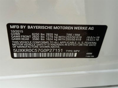 2016 BMW X5 xDrive35i