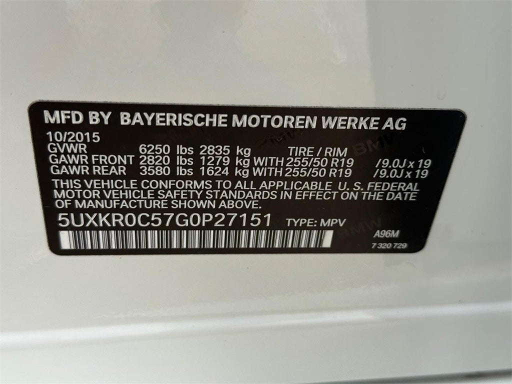 2016 BMW X5 xDrive35i