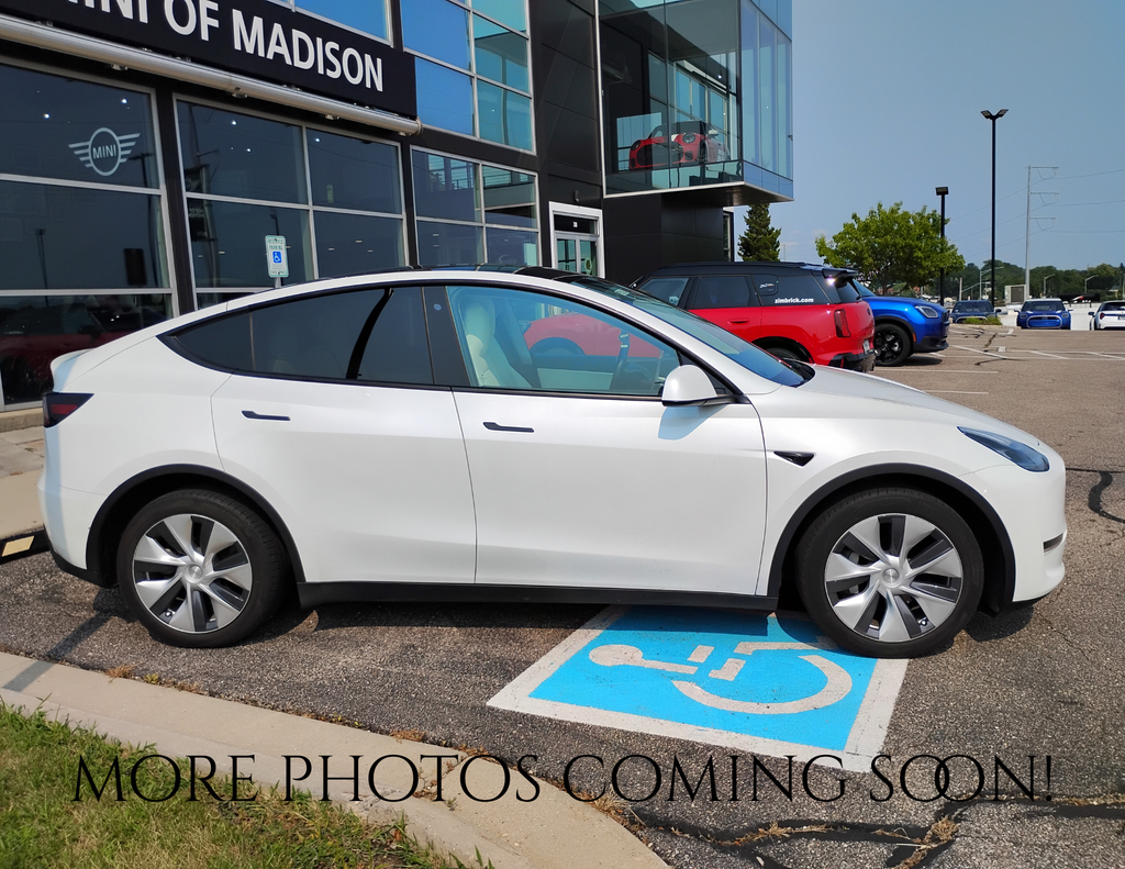 Used 2020 Tesla Model Y Long Range with VIN 5YJYGDEE9LF027858 for sale in Madison, WI