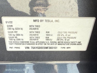 2022 Tesla Model Y Long Range