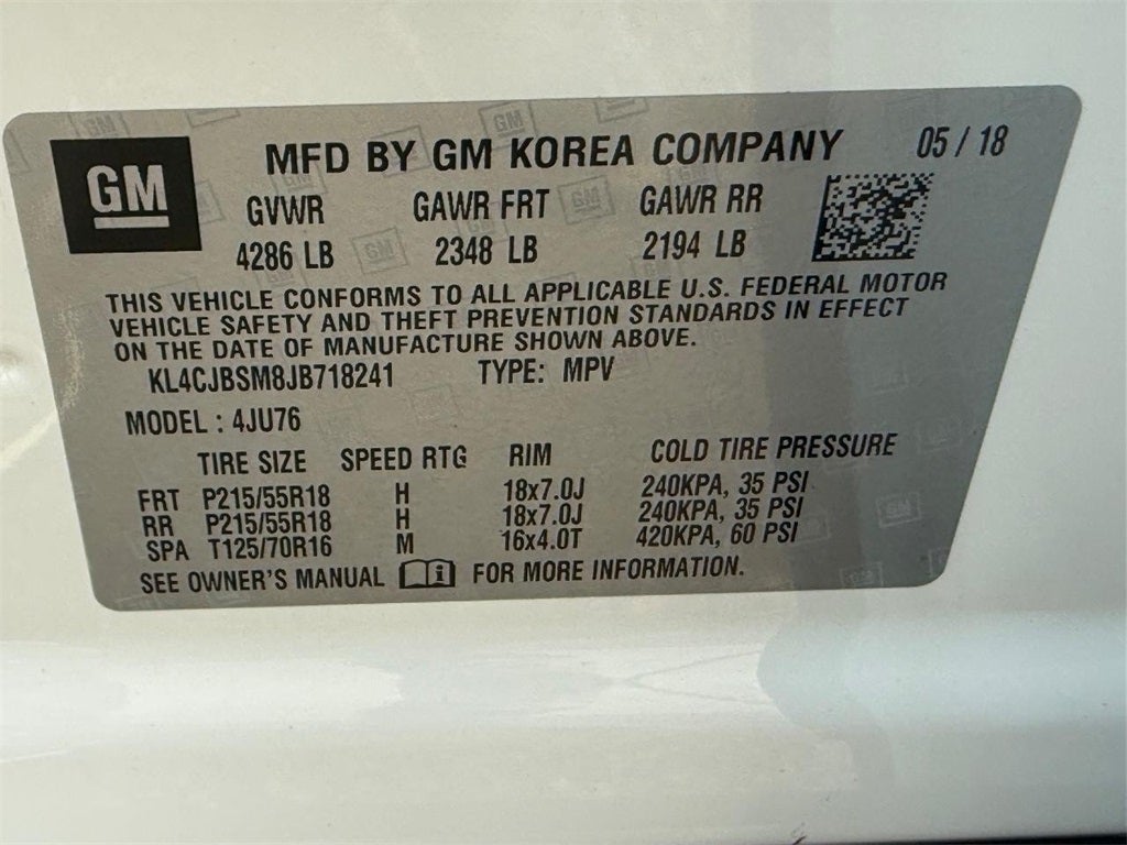 2018 Buick Encore Preferred II