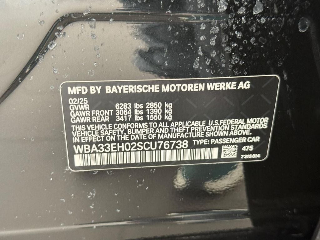 2025 BMW 7 Series 740i xDrive