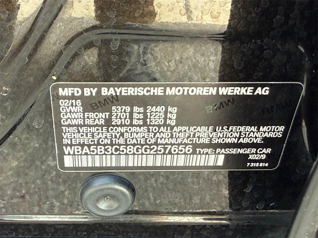 2016 BMW 5 Series 535i xDrive