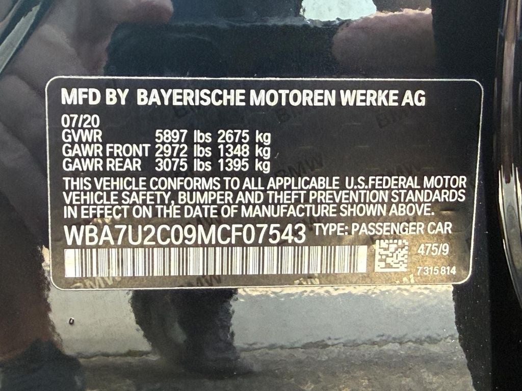 2021 BMW 7 Series 750i xDrive