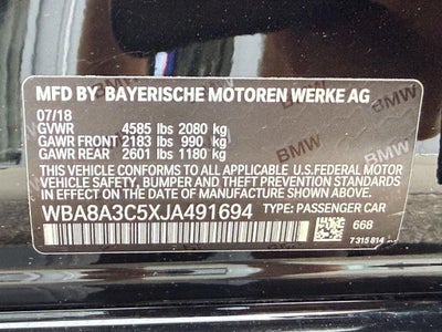2018 BMW 3 Series 320i xDrive