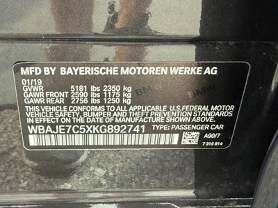 2019 BMW 5 Series 540i xDrive