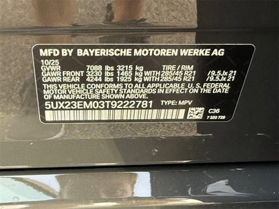 2026 BMW X7 xDrive40i