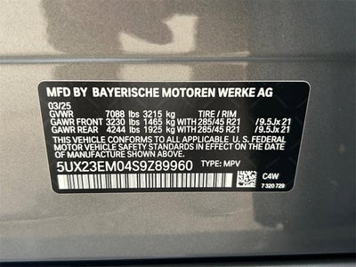 2025 BMW X7 xDrive40i