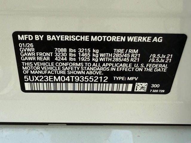 2026 BMW X7 xDrive40i