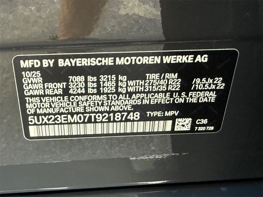 2026 BMW X7 xDrive40i