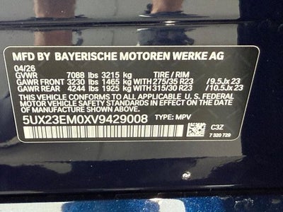 2027 BMW X7 xDrive40i