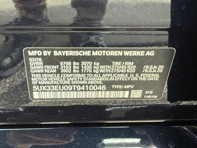 2026 BMW X5 M60i