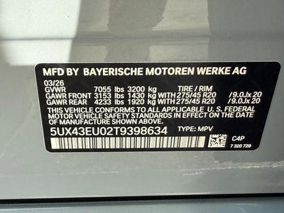 2026 BMW X5 xDrive50e