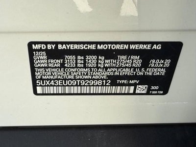 2026 BMW X5 xDrive50e