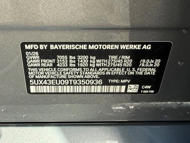 2026 BMW X5 xDrive50e