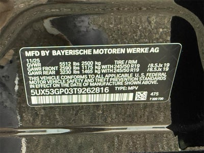 2026 BMW X3 30 xDrive