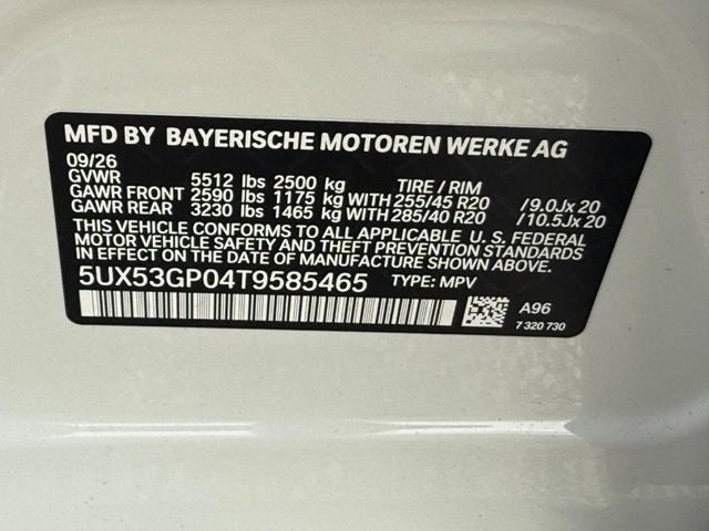 2026 BMW X3 30 xDrive