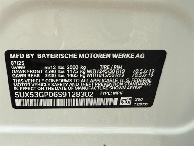 2025 BMW X3 30 xDrive