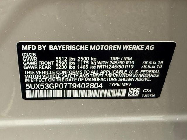 2026 BMW X3 30 xDrive