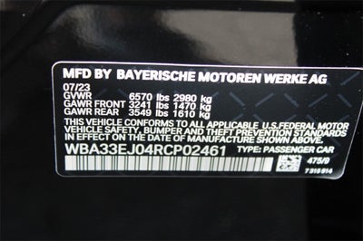 2024 BMW 760i 760i