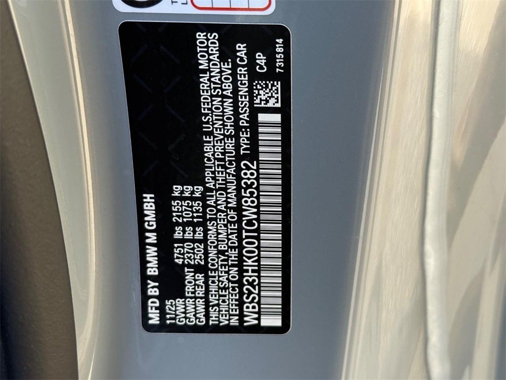 2026 BMW M4 Competition