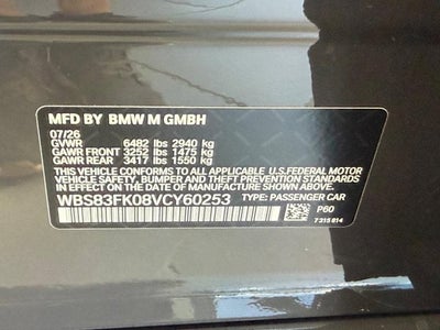 2027 BMW M5 Base