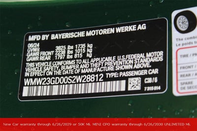 2025 MINI Hardtop 2 Door Cooper S