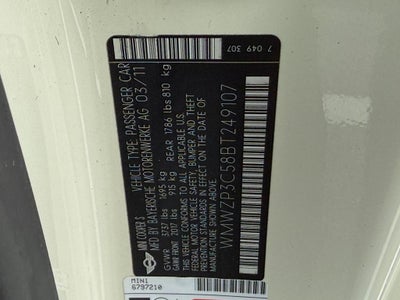 2011 MINI CONVERTIBLE Base