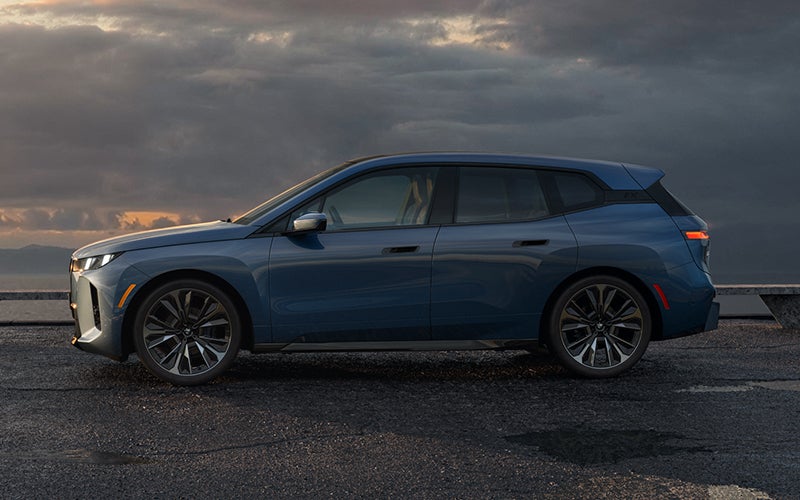The BMW iX parked sideways shot. | BMW of Madison in Madison WI
