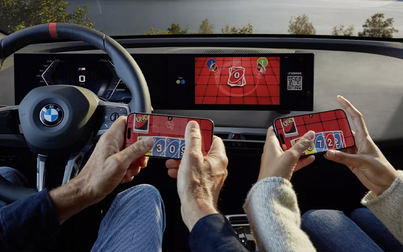 The BMW Curved Display AirConsole. | BMW of Madison in Madison WI