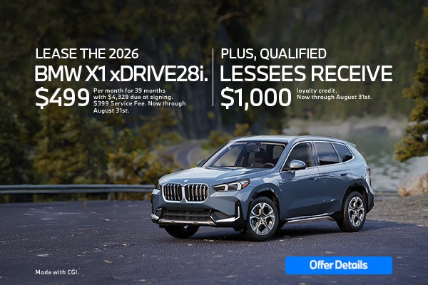 2026 BMW X1 xDRIVE28i