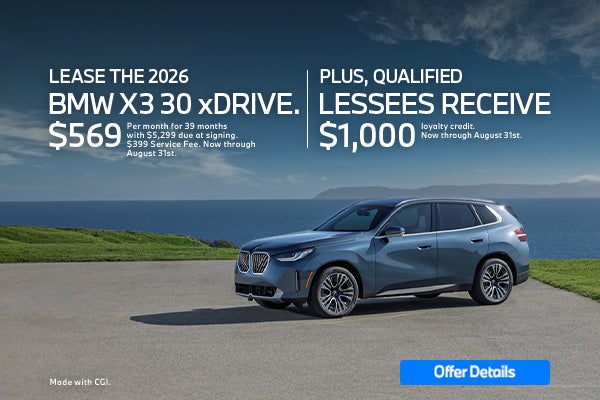 2026 BMW X3 30 xDRIVE