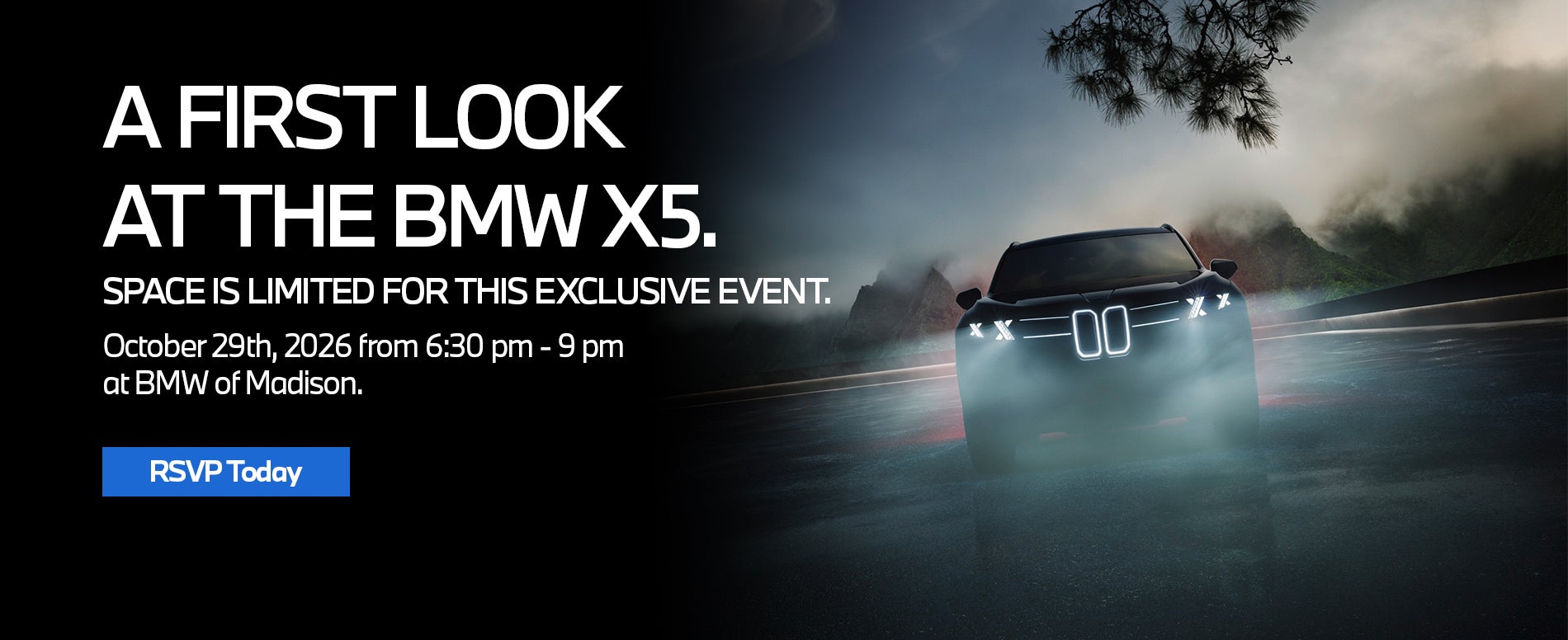 RSVP to get a First Loop at the New BMW X5